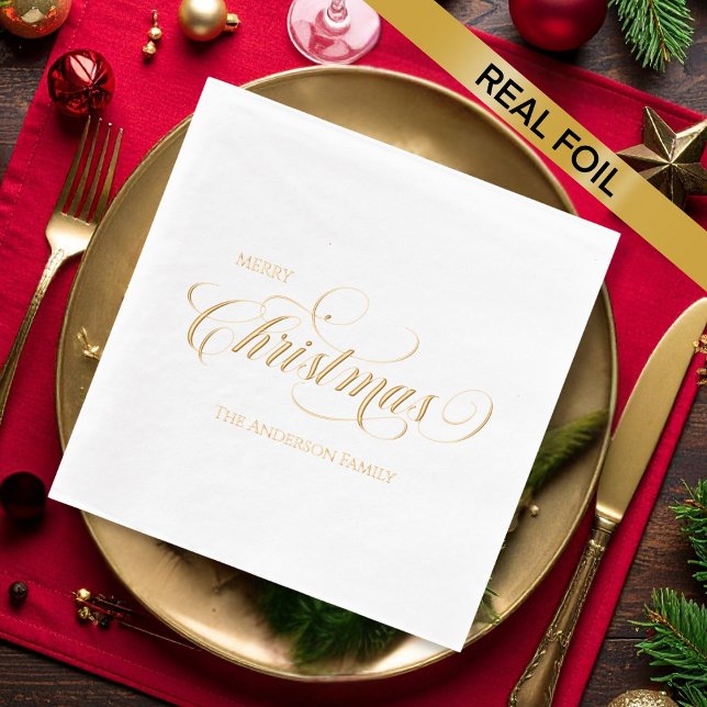 Serviettes Avec Dorure Fête de Noël (Créateur téléchargé)