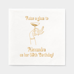Serviettes Avec Dorure Fêter un anniversaire de naissance avec une fête