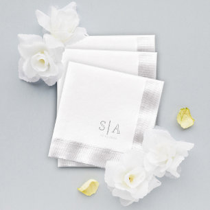 Serviettes Avec Dorure Fiançailles cocktail de réception de mariage