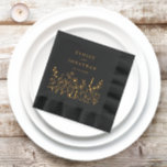 Serviettes Avec Dorure Fleur sauvage minimaliste simple Boho Mariage or<br><div class="desc">Une serviette intemporelle et élégante en feuille d'or de mariage avec un lineart fleur sauvage classique,  parfaite pour une célébration mariage formelle et sophistiquée. Pour la personnalisation ou des produits supplémentaires avec ce design,  n'hésitez pas à me contacter.</div>