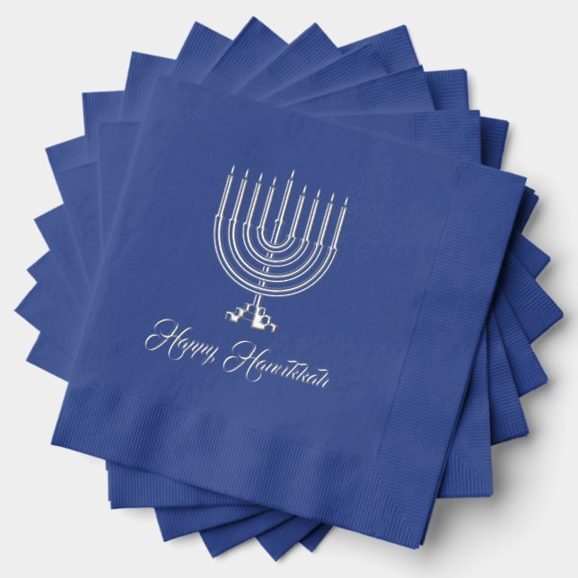 Serviettes Avec Dorure Hanukkah (Insitu (empilé))