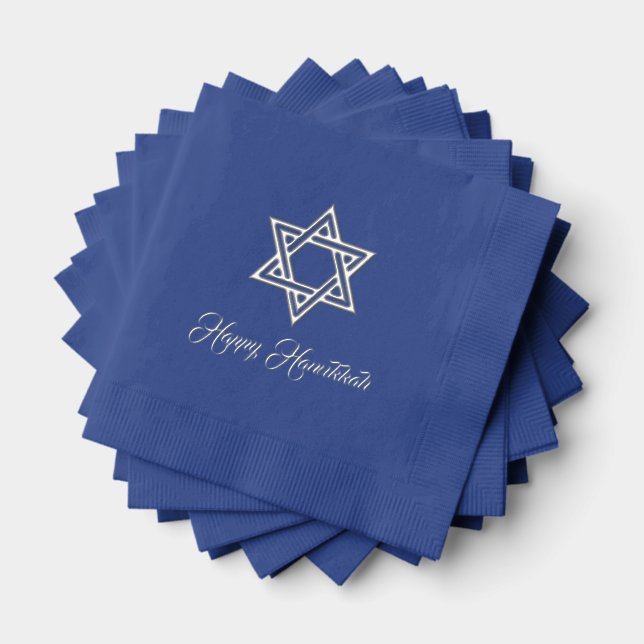 Serviettes Avec Dorure Hanukkah (Insitu (empilé))