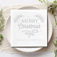 Joyeux Noël Script Entreprise Nom personnalisé
