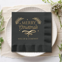 Joyeux Noël Script Entreprise Nom personnalisé