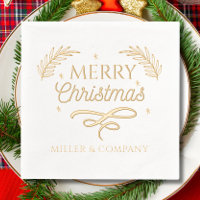 Joyeux Noël Script Entreprise Personnalisé