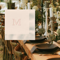 Monogramme or Rose simple - Repas à l'épi