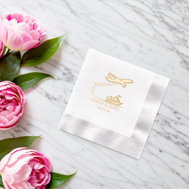 Serviettes Avec Dorure Passeport des Philippines (Insitu (Mariage))