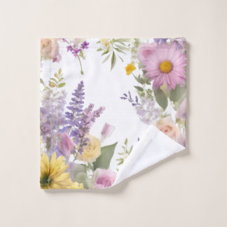 Serviettes avec motif floral printanier