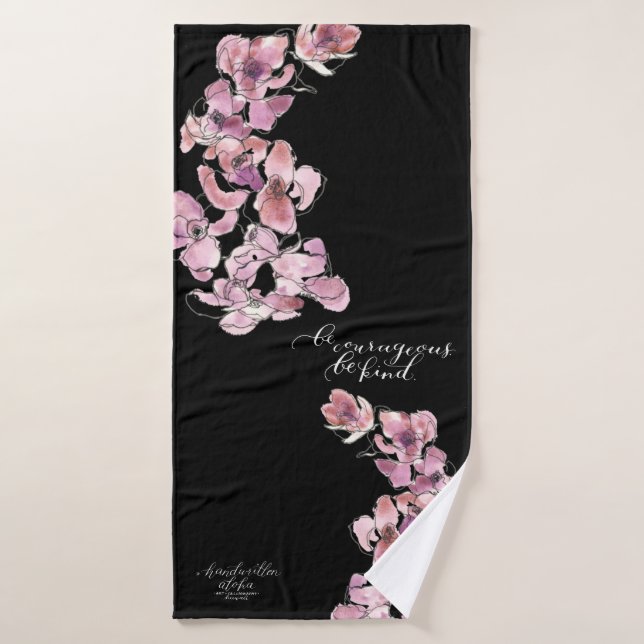 Serviettes Cymbidium Aloha (Serviette de bain)