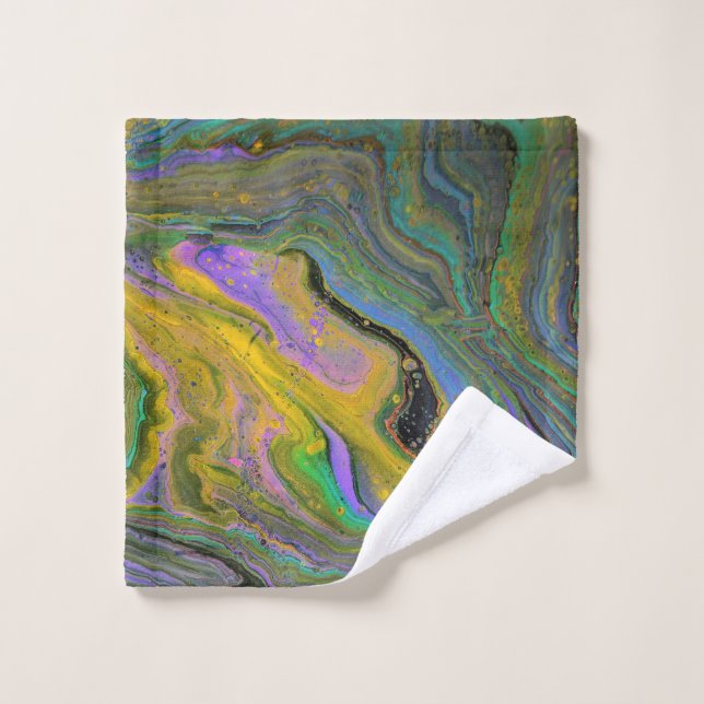 Serviettes de bain abstraites Imagination 2 Vibran (Gant de toilette)