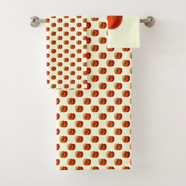 Serviettes de bain amusantes avec ver heureux dans (En situation)