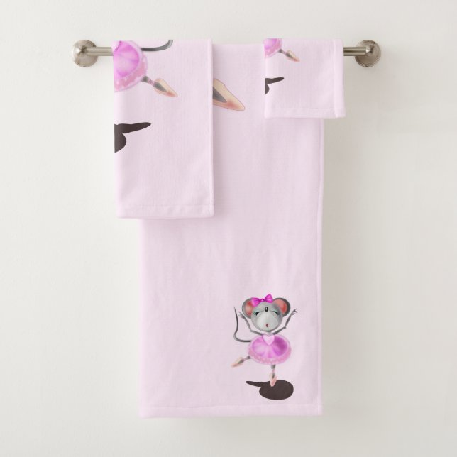 Serviettes de bain Ballerina (En situation)