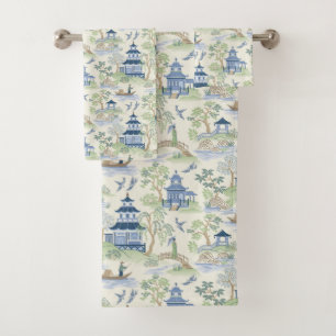 Serviettes de bain Chinoiserie