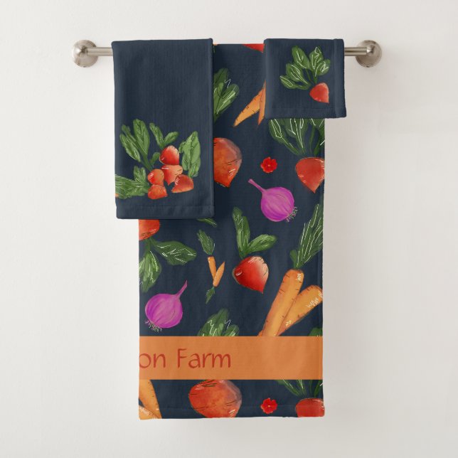 Serviettes de bain de la ferme à la table (En situation)