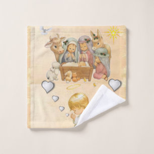 Serviettes de bain de Noël, Jésus Christ