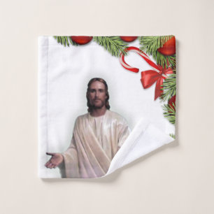 Serviettes de bain de Noël, Jésus Christ
