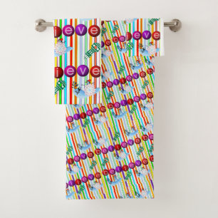 Serviettes de bain de Noël, Snowman