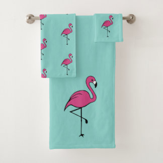 Serviettes de bain Ensemble Cadeau Flamant Rose Tu
