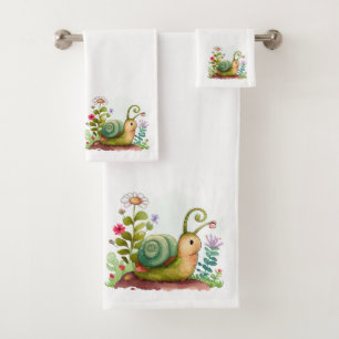 Serviettes de bain Fleurs de printemps