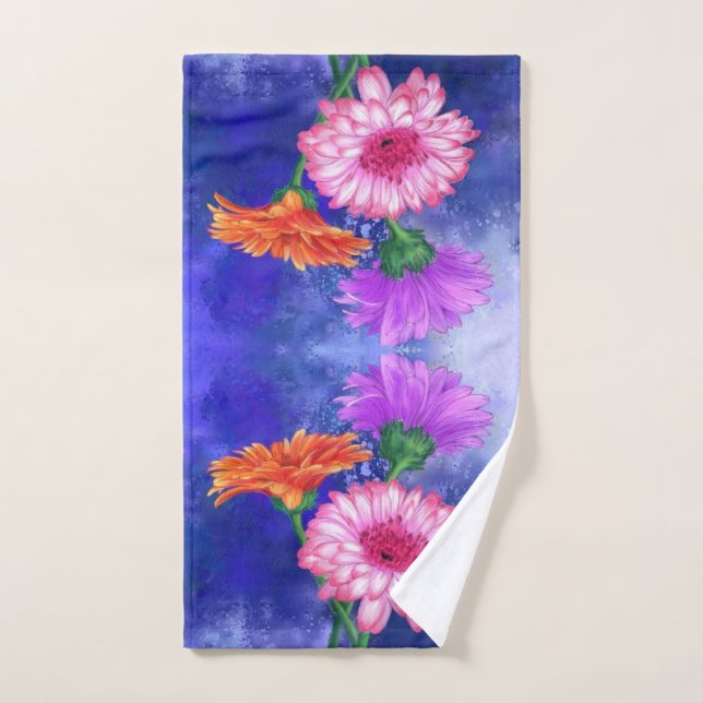 Serviettes de bain Gerbera Daisy (Serviette à main)