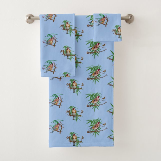 Serviettes de bain Goldies Frenzy (Bleu) (En situation)