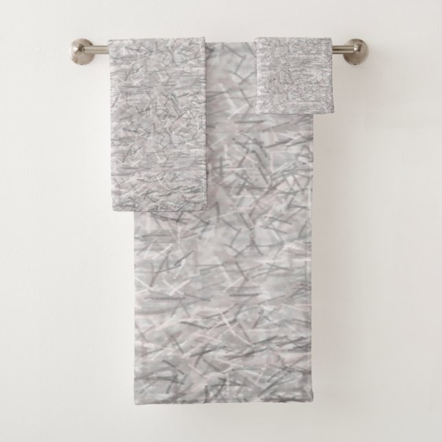 Serviettes de bain Gris (En situation)
