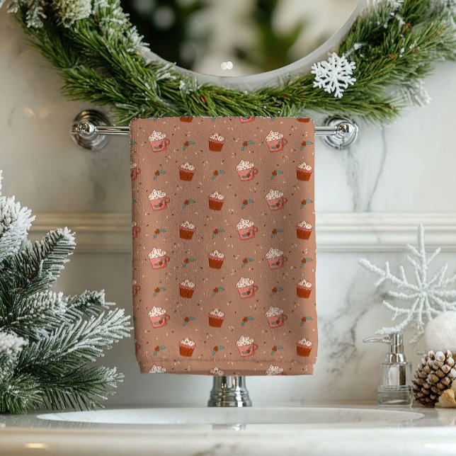 Serviettes de bain groovy Rétro Pâques Magie de fê (Groovy Bath Towels Retro Pastel Holiday Magic)