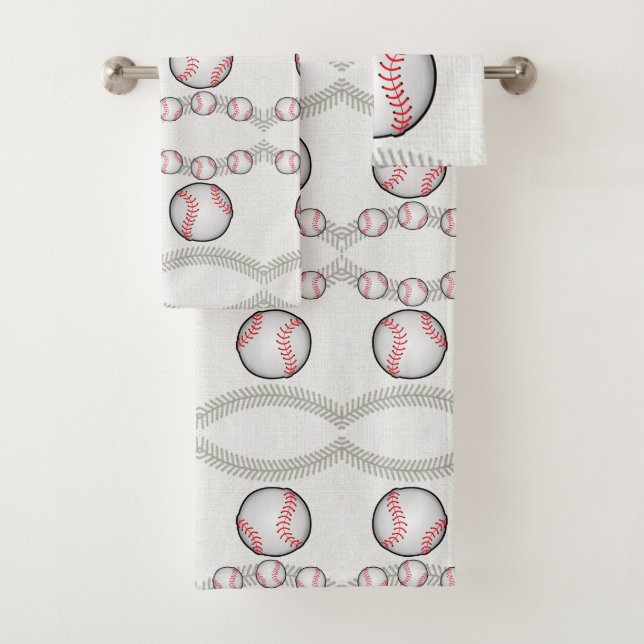 Serviettes De Bain Jeux Baseball (En situation)