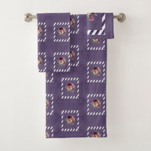 Serviettes de bain Jeux Floral