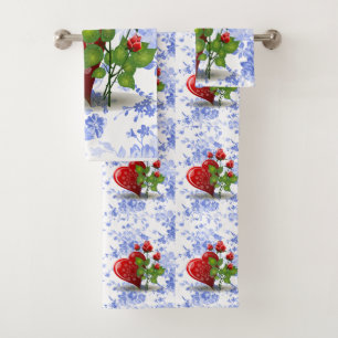 Serviettes de bain Jeux Floral