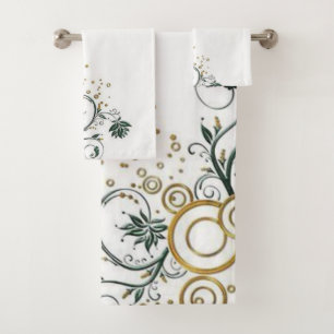 Serviettes de bain Jeux Floral