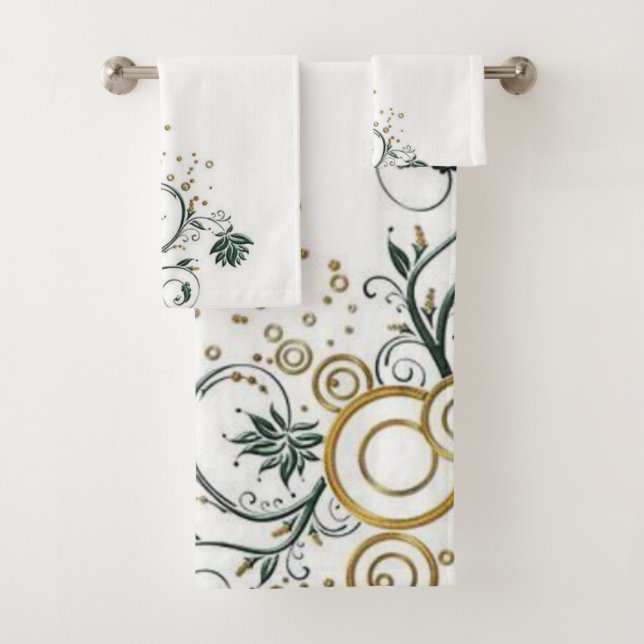 Serviettes de bain Jeux Floral (En situation)