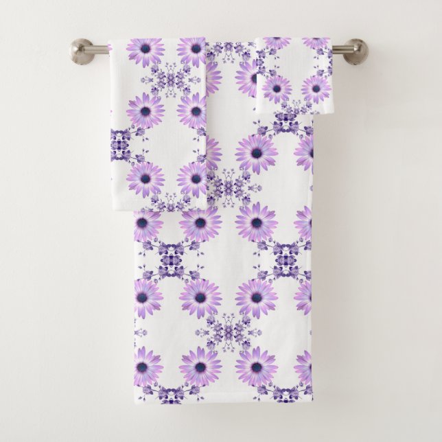 Serviettes de bain Jeux Floral (En situation)