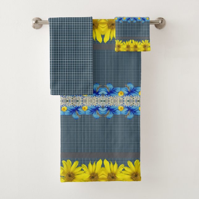 Serviettes de bain Jeux Floral (En situation)