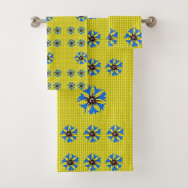 Serviettes de bain Jeux Floral (En situation)