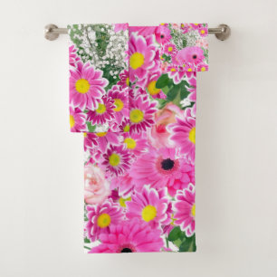 Serviettes de bain Jeux Floral