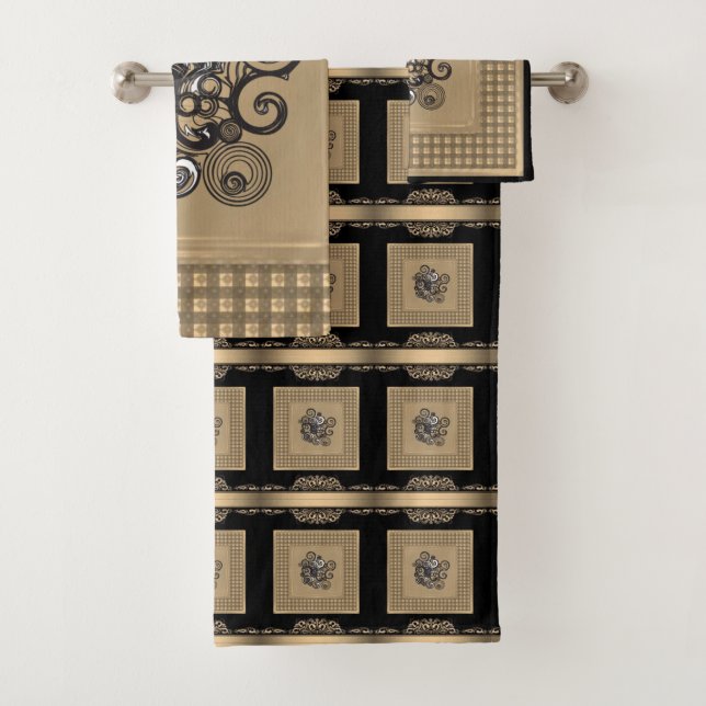 Serviettes de bain Jeux Floral (En situation)