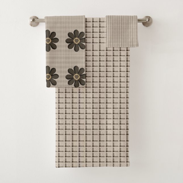 Serviettes de bain Jeux Floral (En situation)