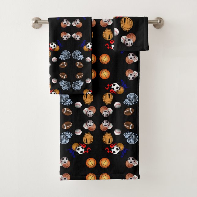 Serviettes de bain Jeux Sports (En situation)
