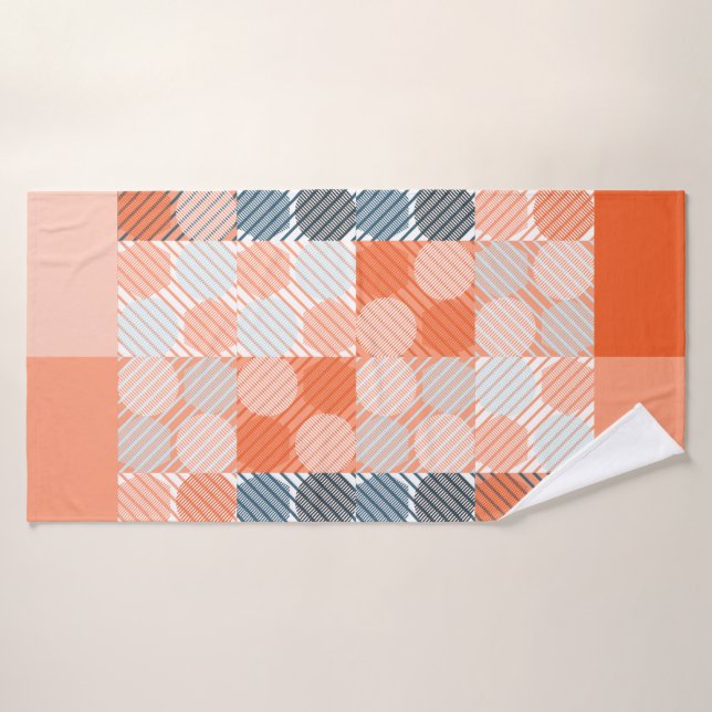 Serviettes de bain multicolores (Serviette de bain)