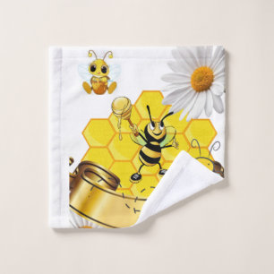 Serviettes De Bain Set Bumblebee White Daisy