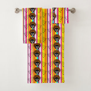 Serviettes de bain set Halloween, Araignée