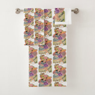 Serviettes de bain set Saint Valentin