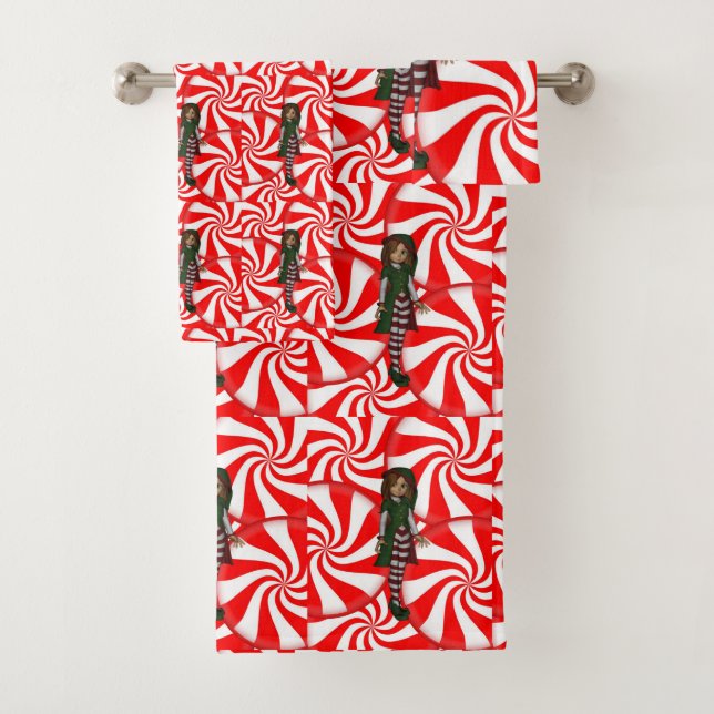 Serviettes de bain sets Noël (En situation)