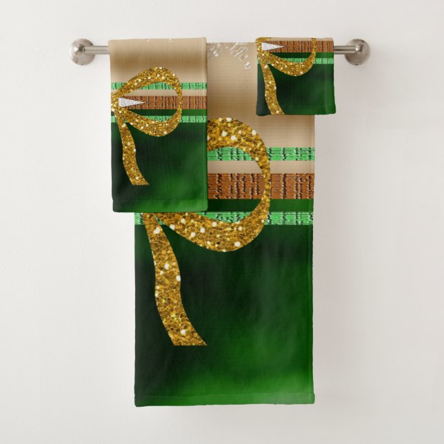 Serviettes de bain sets Noël (En situation)