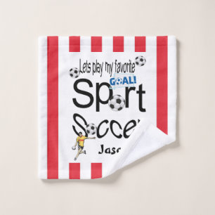 Serviettes de bain Sport favori Jeux de Football