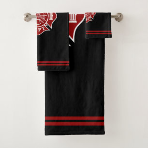 Serviettes de bains avec pompier Croix maltaise