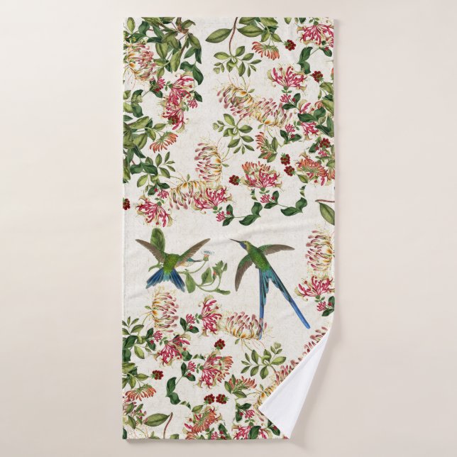 Serviettes de bains en fleur de miel pour oiseaux  (Serviette de bain)