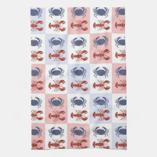 Serviettes de crabe et de langouste