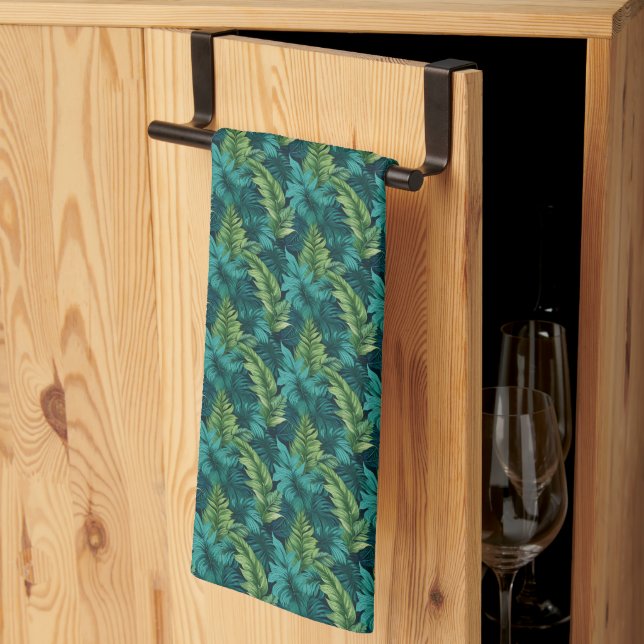 Serviettes de cuisine botaniques éclairent votre e (Pliage en tiers)